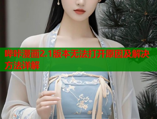 哔咔漫画2.1版本无法打开原因及解决方法详解  第1张